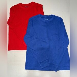 Bundle of 2 boy thermal shirts (size 6/7) Cat and Jack.
